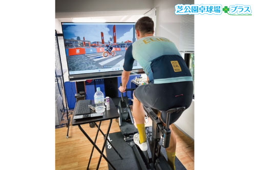 Traveling in Japan. Zwift bike training early in the morning.Travelers in Japan (Part 1) April 2023. A traveler from overseas who wants to train on a Zwift bike while traveling in Japan contacted us after looking for our shop. It was difficult to register as a member in Japanese, and it was a short stay of 10 days. The day before the reservation after coming to Japan, we confirmed how to log in to the Zwift bike (Wahoo KICKR BIKE/WFBIKE1), how to change the pedals, how to adjust the saddle, and how to use the facilities.