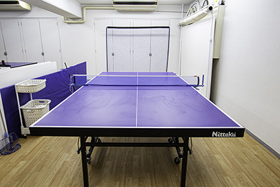 Table tennis ground in Minato-ku, Tokyo. Chartered rental table tennis ground.